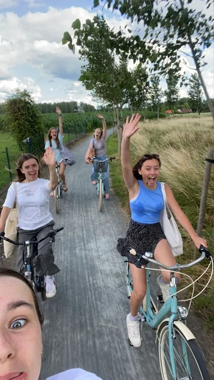 Bike ride with friends